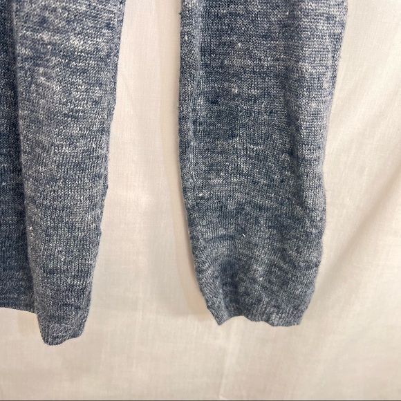 Hartford Sweater Womens Size 2 Blue 100% Linen Paris France Minimalist Capsule - Picture 5 of 13